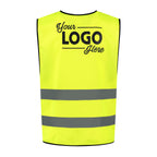 Fluor jas geel Volwassen