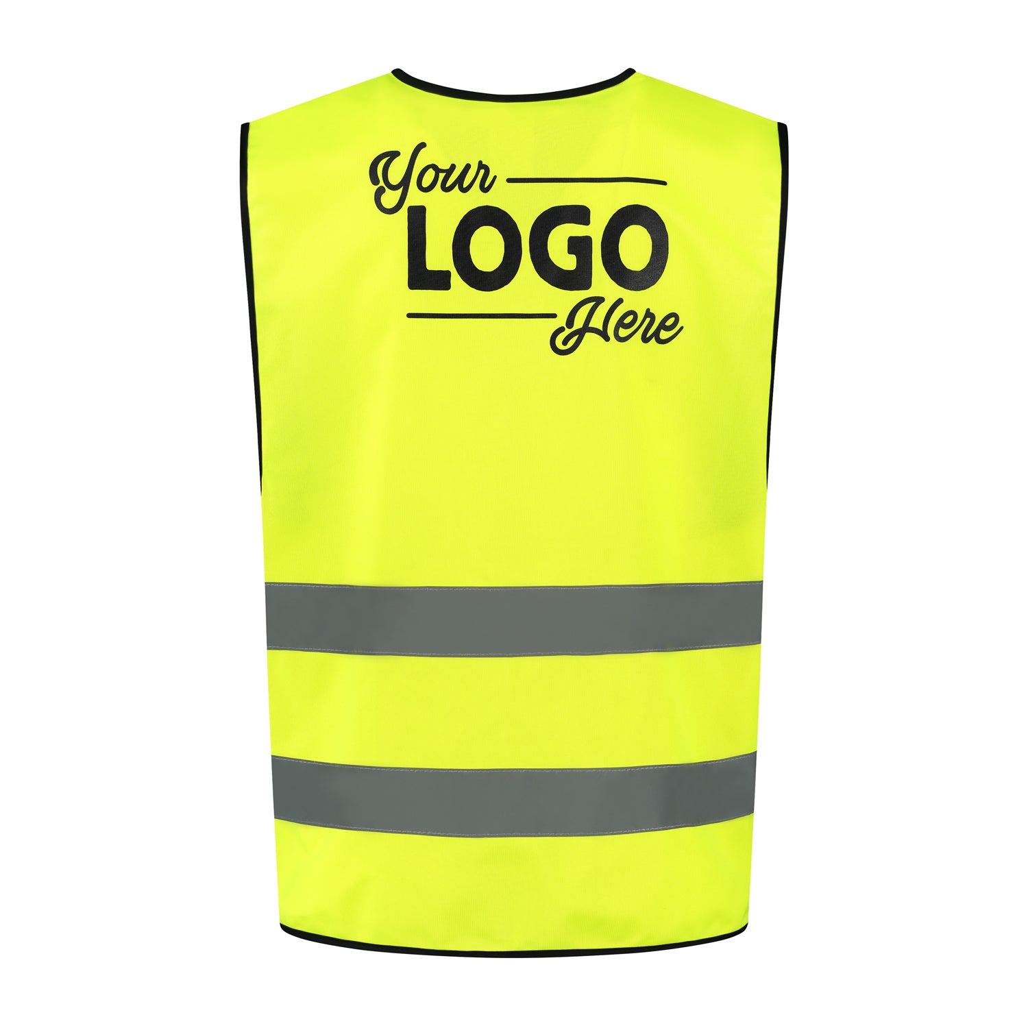 Fluor jas geel Volwassen